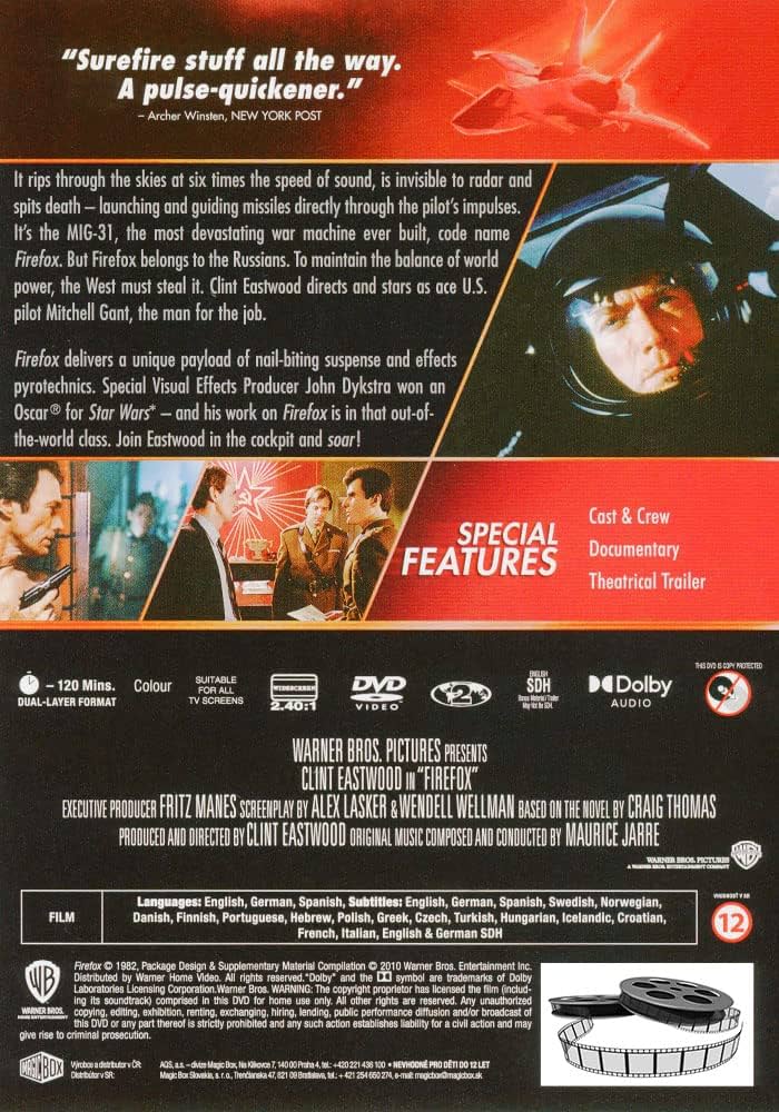 Firefox - Clint Eastwood [DVD] [1982]: Amazon.co.uk: Clint